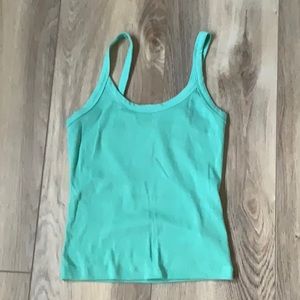 Green Long Tank Top